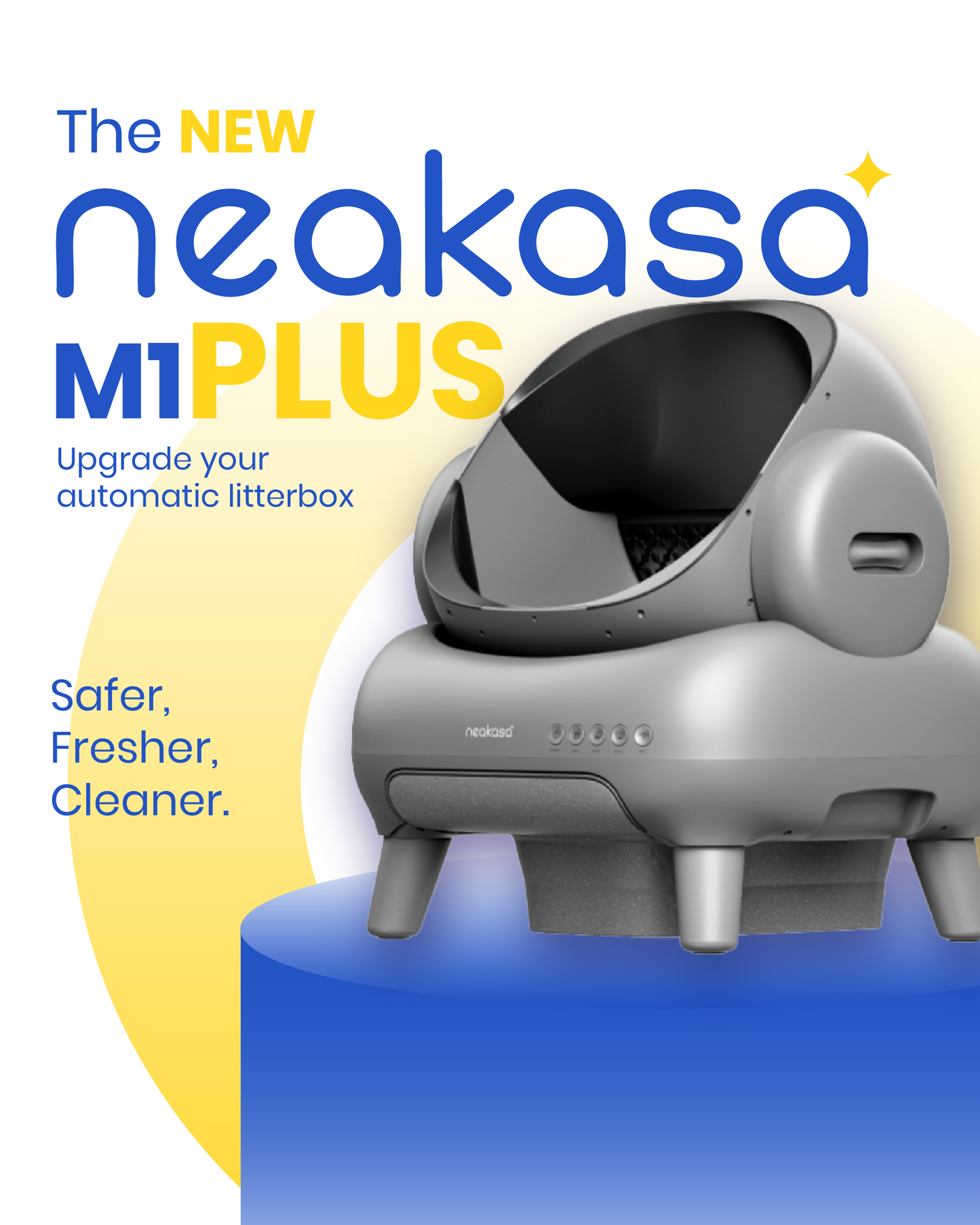 <BEST-SELLING> Neakasa M1 Plus Open-top Self-Cleaning Cat Litterbox
