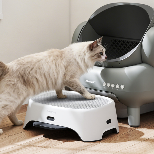 Neakasa AirStep Odor-Eliminating Cat Litter Box Step