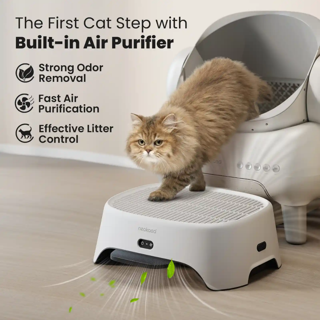 Neakasa AirStep Odor-Eliminating Cat Litter Box Step