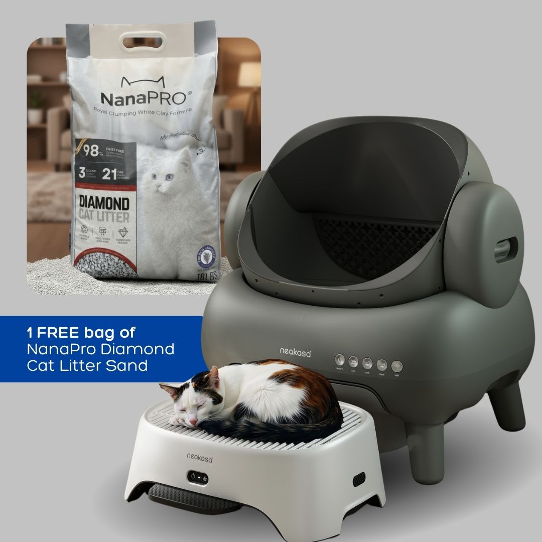 Neakasa M1 Plus Open-top Self-Cleaning Cat Litterbox (Promo: Free Nana Pro Littersand)