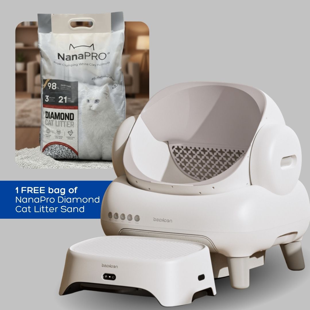 Neakasa M1 Plus Open-top Self-Cleaning Cat Litterbox (Promo: Free Nana Pro Littersand)